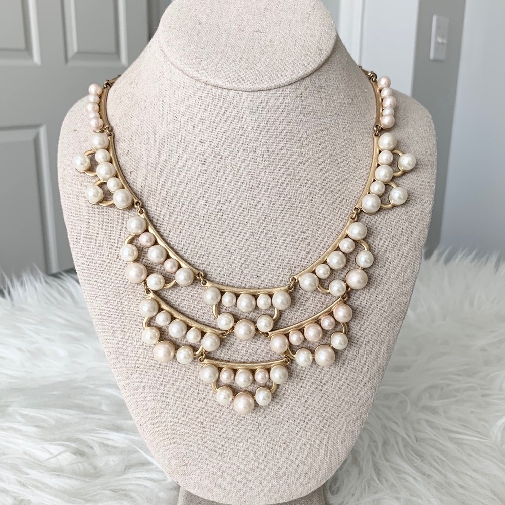 Stella & Dot Frances Pearl Necklace